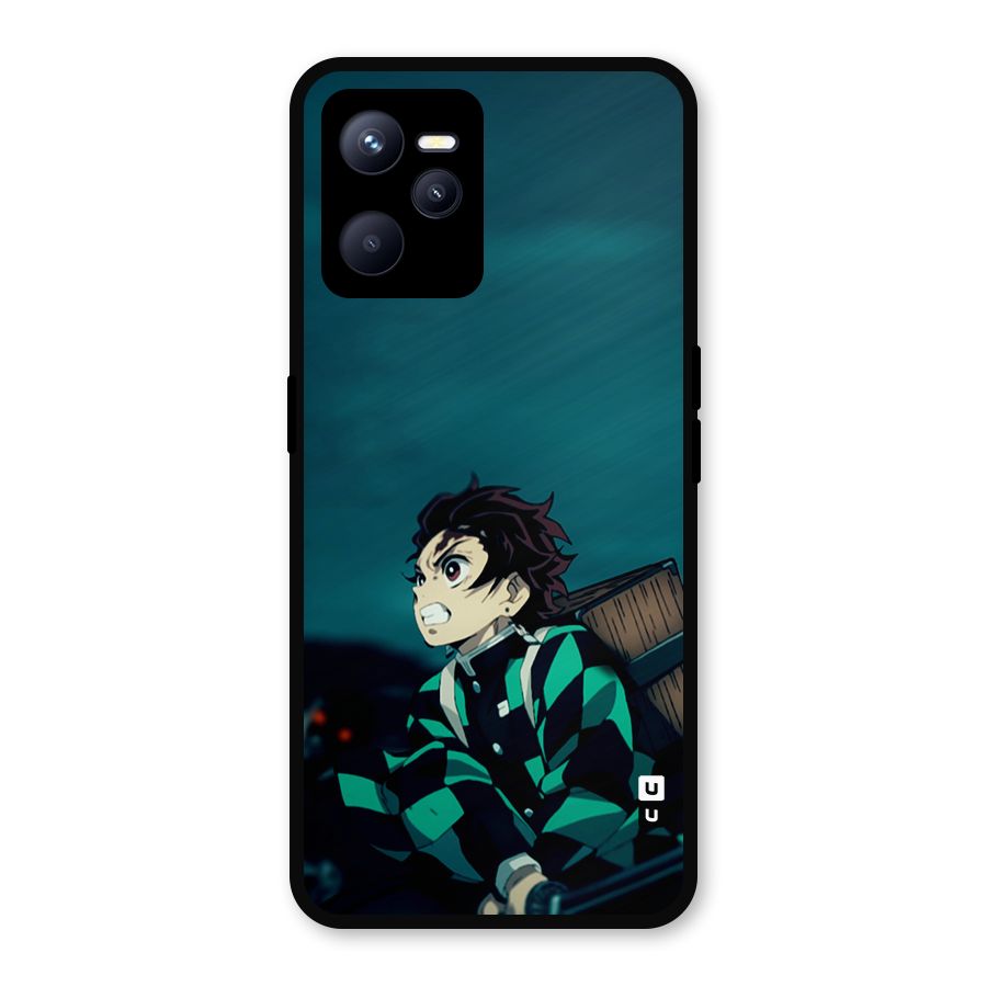 Tanjiro demon slayer Metal Back Case for Realme C35