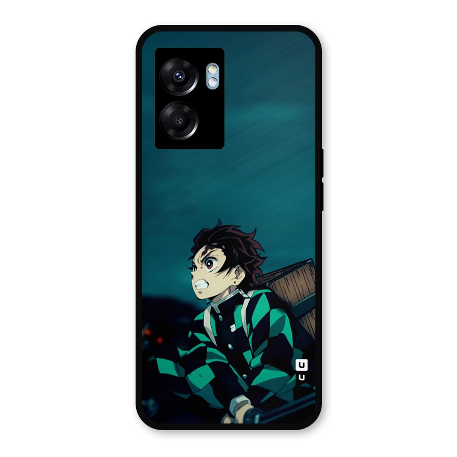 Tanjiro demon slayer Metal Back Case for Realme Narzo 50 5G
