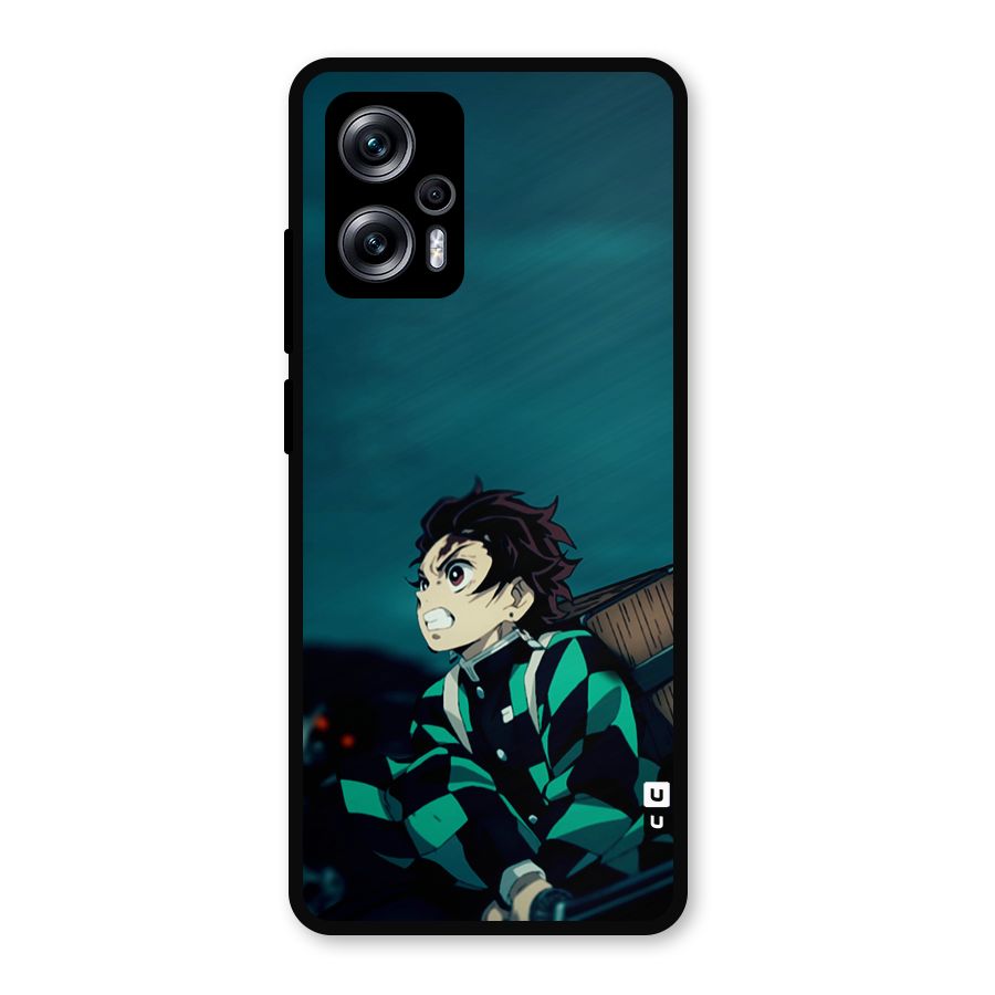 Tanjiro demon slayer Metal Back Case for Redmi K50i
