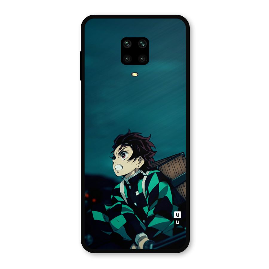 Tanjiro demon slayer Metal Back Case for Redmi Note 9 Pro