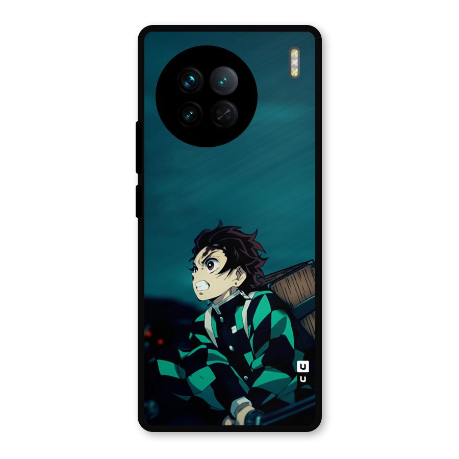 Tanjiro demon slayer Metal Back Case for Vivo X90