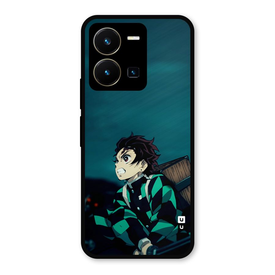 Tanjiro demon slayer Metal Back Case for Vivo Y35