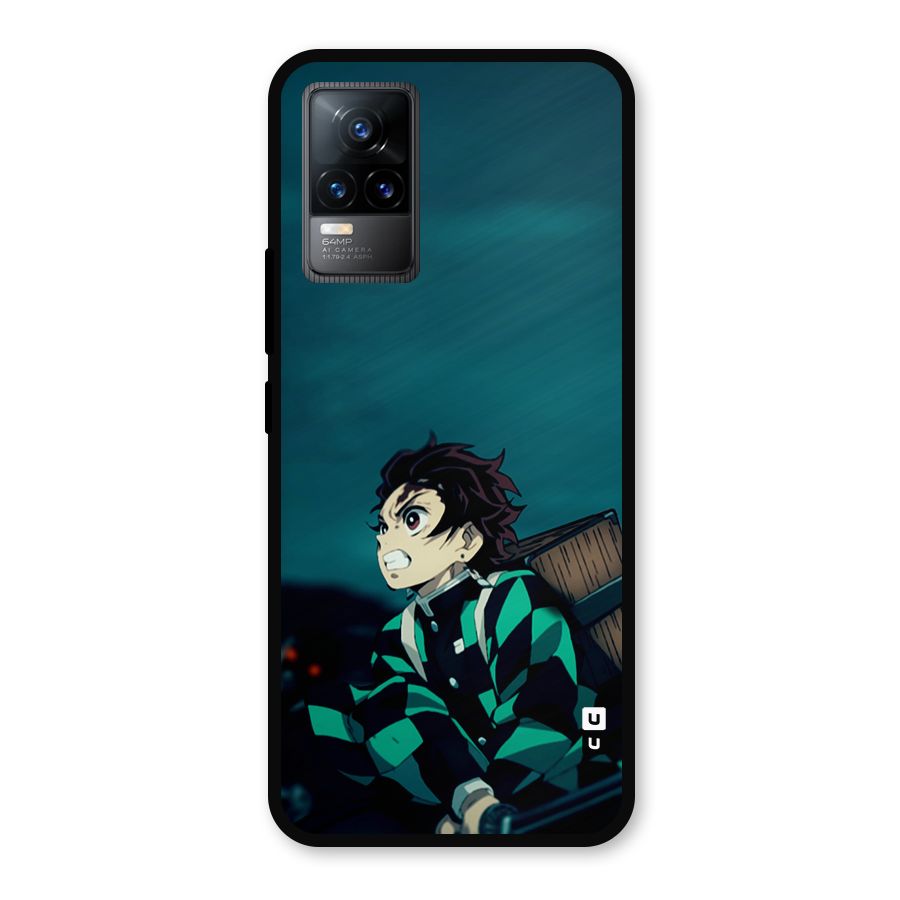 Tanjiro demon slayer Metal Back Case for Vivo Y73