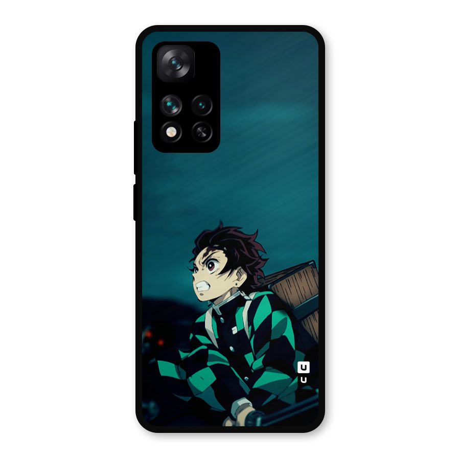 Tanjiro demon slayer Metal Back Case for Xiaomi 11i Hypercharge 5G