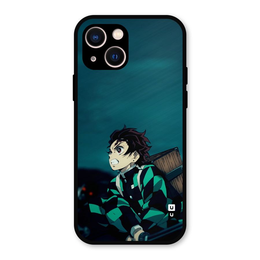 Tanjiro demon slayer Metal Back Case for iPhone 13