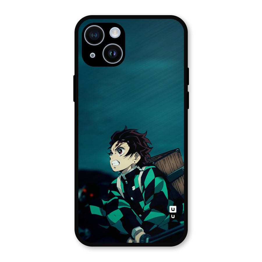 Tanjiro demon slayer Metal Back Case for iPhone 14