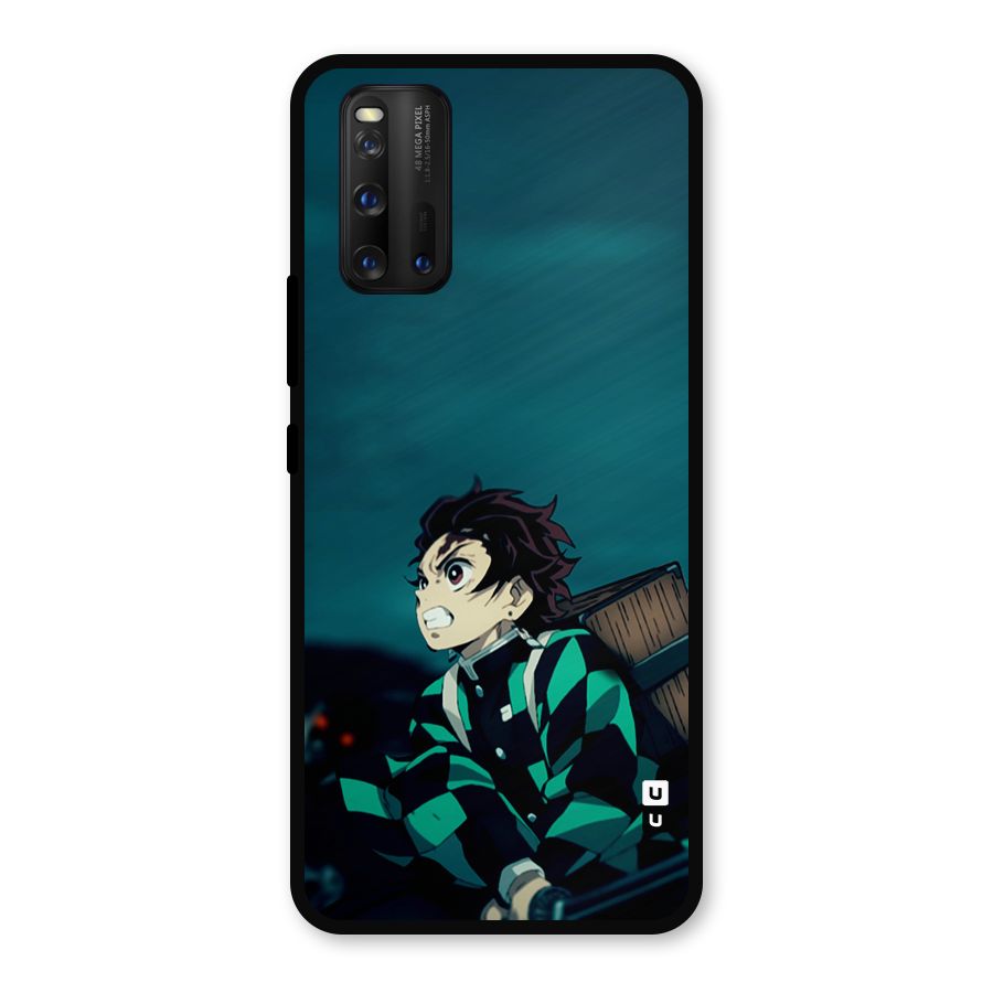Tanjiro demon slayer Metal Back Case for iQOO 3