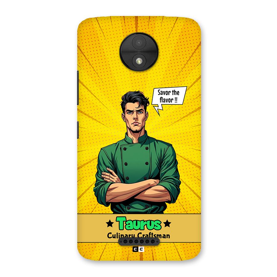 Taurus Craft Back Case for Moto C