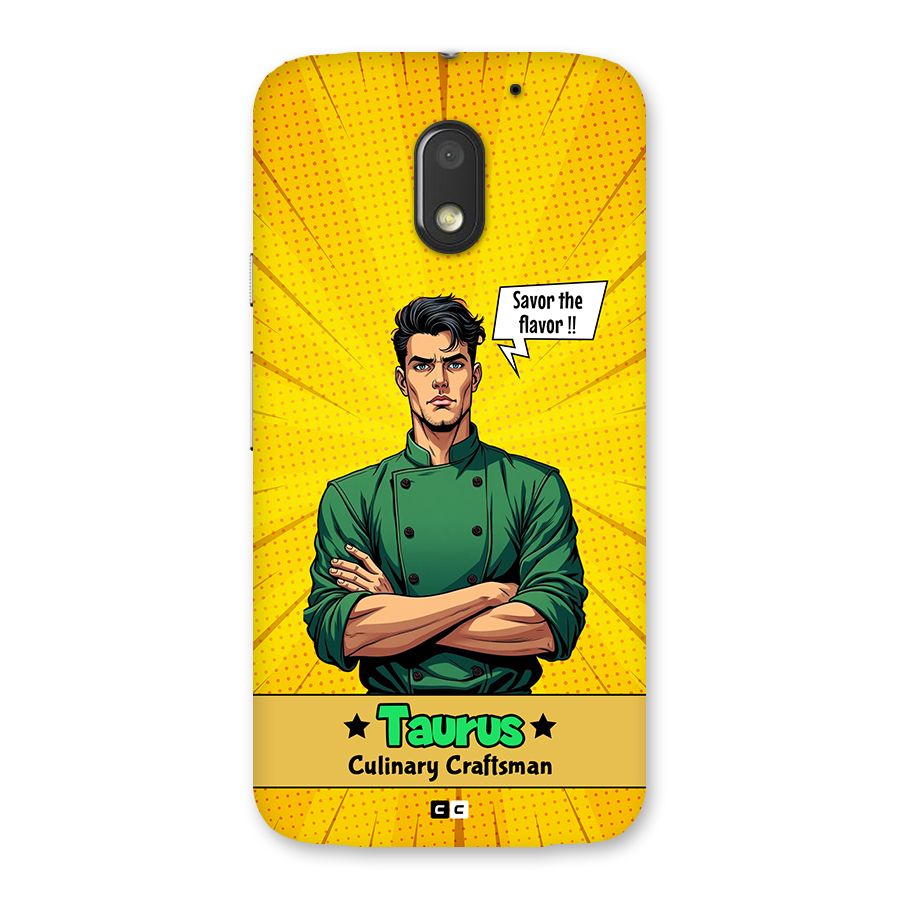 Taurus Craft Back Case for Moto E3 Power
