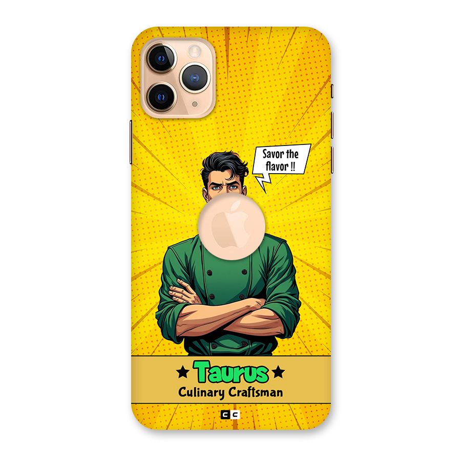 Taurus Craft Back Case for iPhone 11 Pro Max Logo Cut