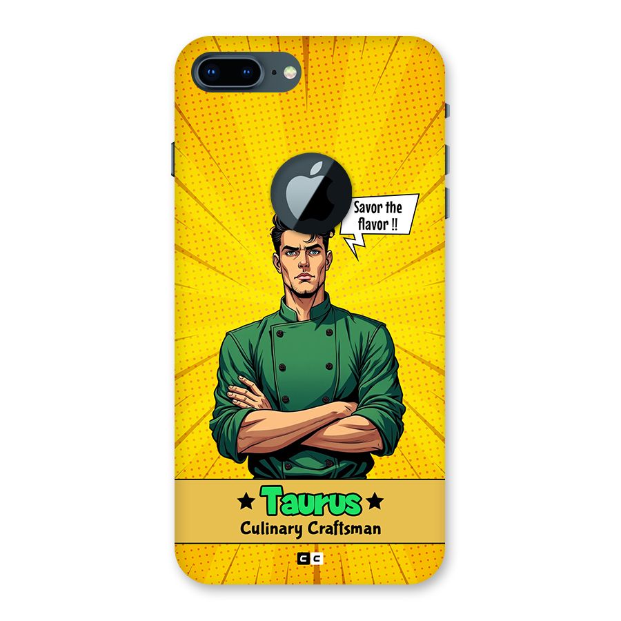 Taurus Craft Back Case for iPhone 7 Plus Logo Cut