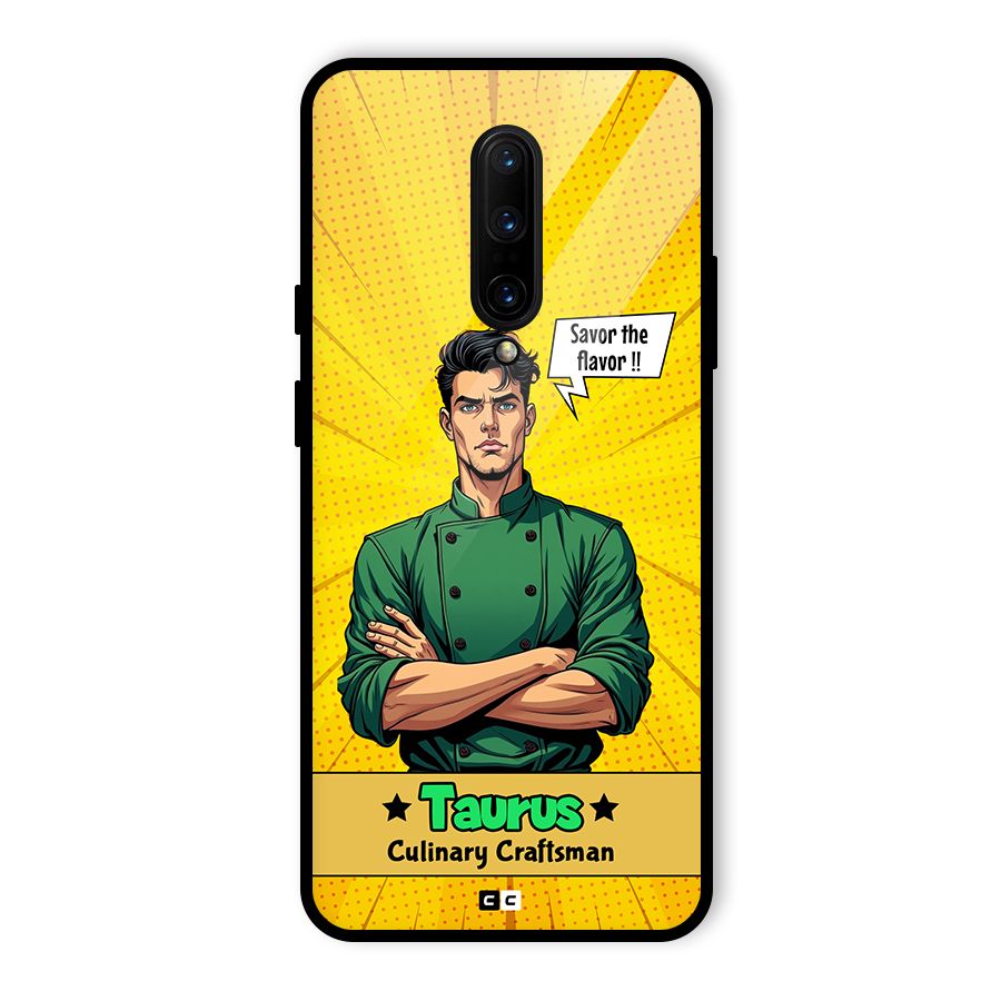 Taurus Craft Glass Back Case for OnePlus 7 Pro