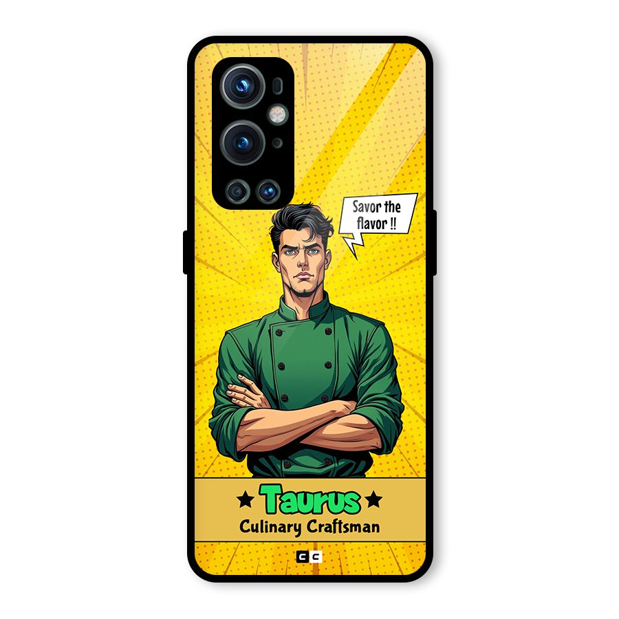 Taurus Craft Glass Back Case for OnePlus 9 Pro