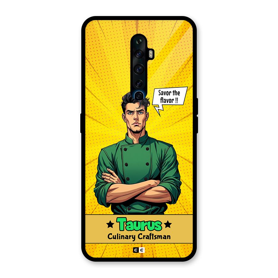 Taurus Craft Glass Back Case for Oppo Reno2 Z