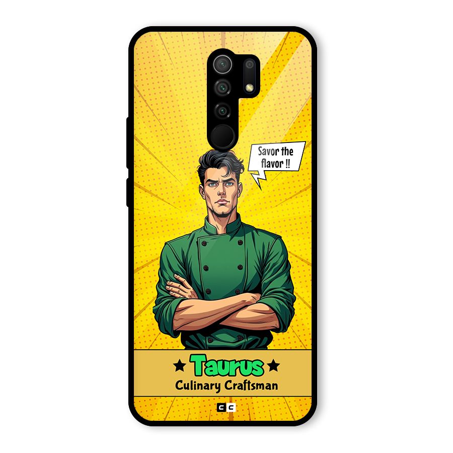 Taurus Craft Glass Back Case for Poco M2