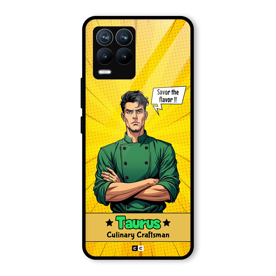 Taurus Craft Glass Back Case for Realme 8 Pro