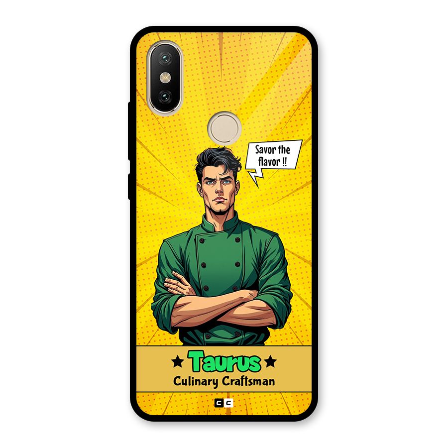 Taurus Craft Glass Back Case for Redmi A2