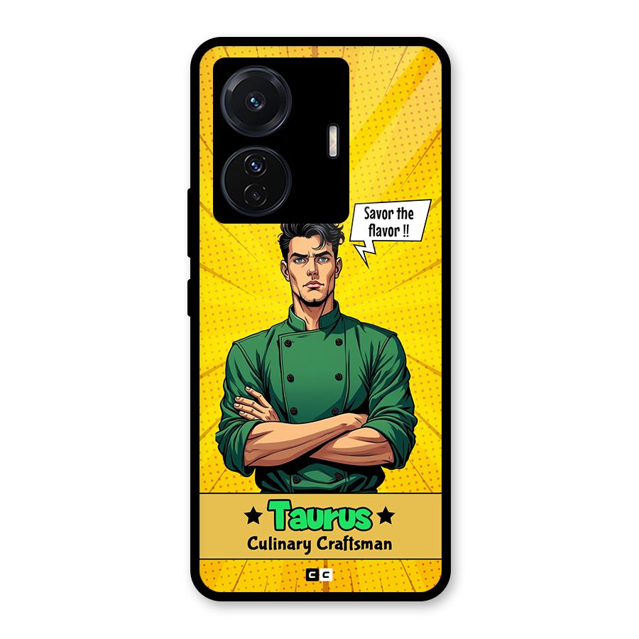 Taurus Craft Glass Back Case for Vivo T1 Pro