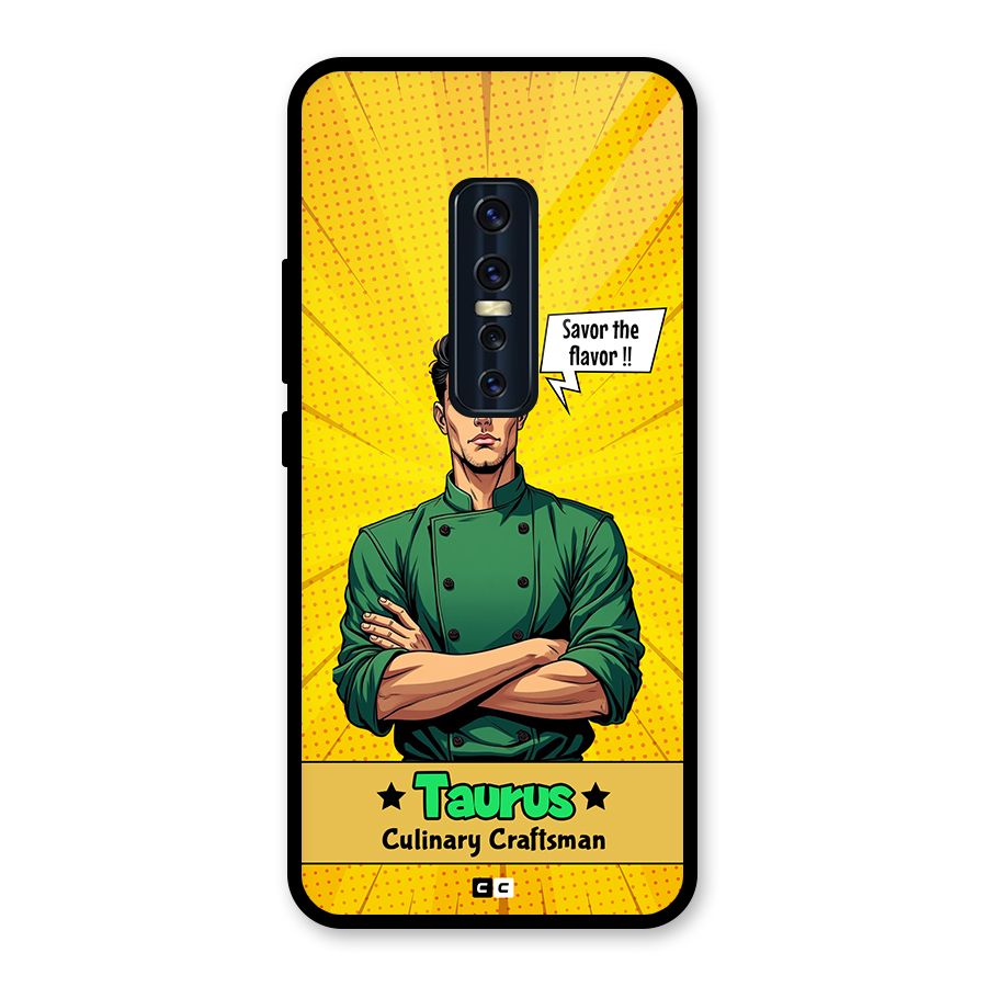 Taurus Craft Glass Back Case for Vivo V17 Pro