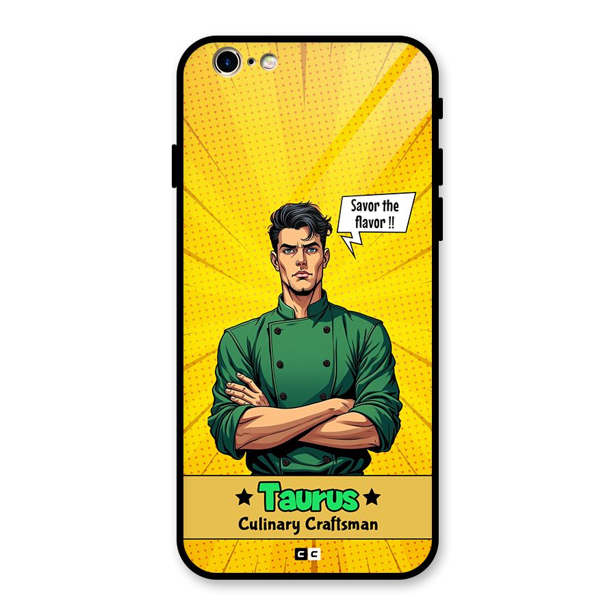 Taurus Craft Glass Back Case for iPhone 6 6S