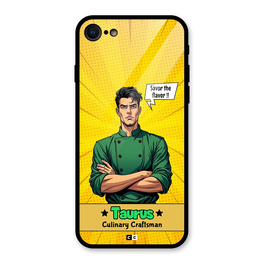 Taurus Craft Glass Back Case for iPhone 7