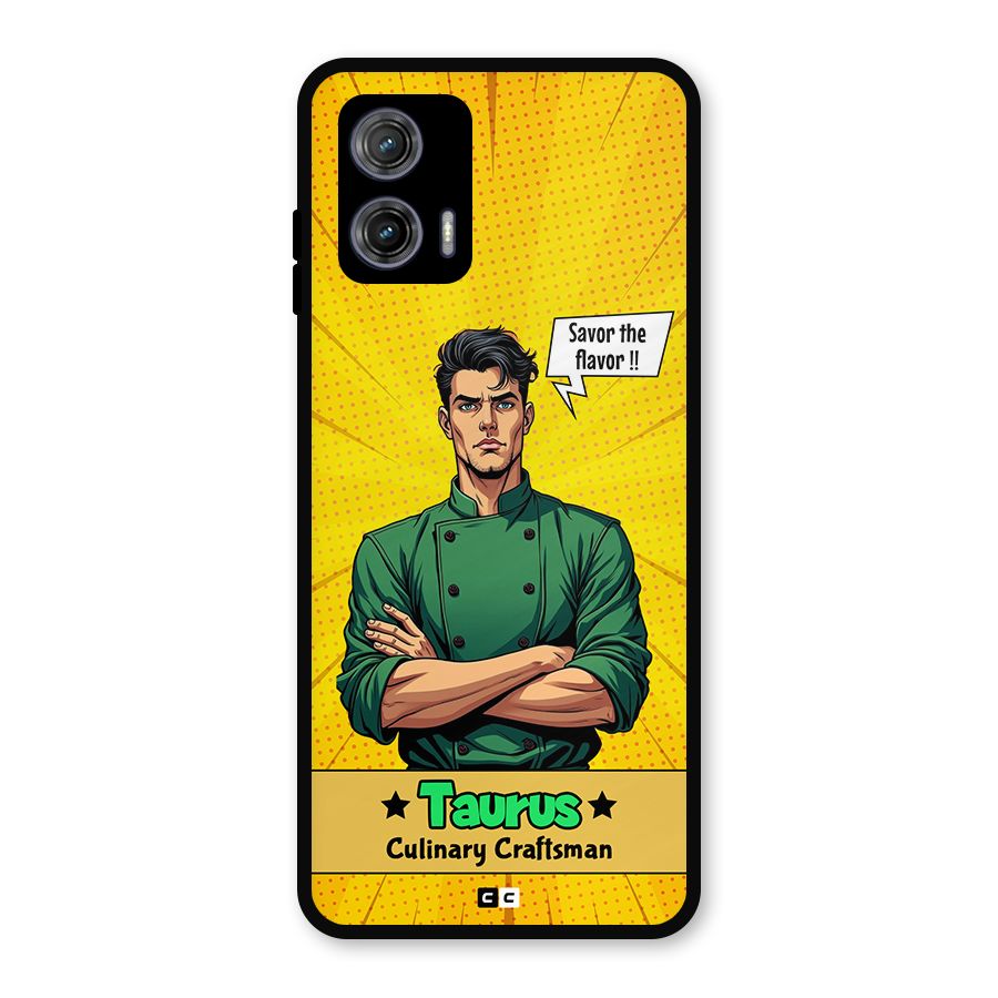 Taurus Craft Metal Back Case for Moto G73