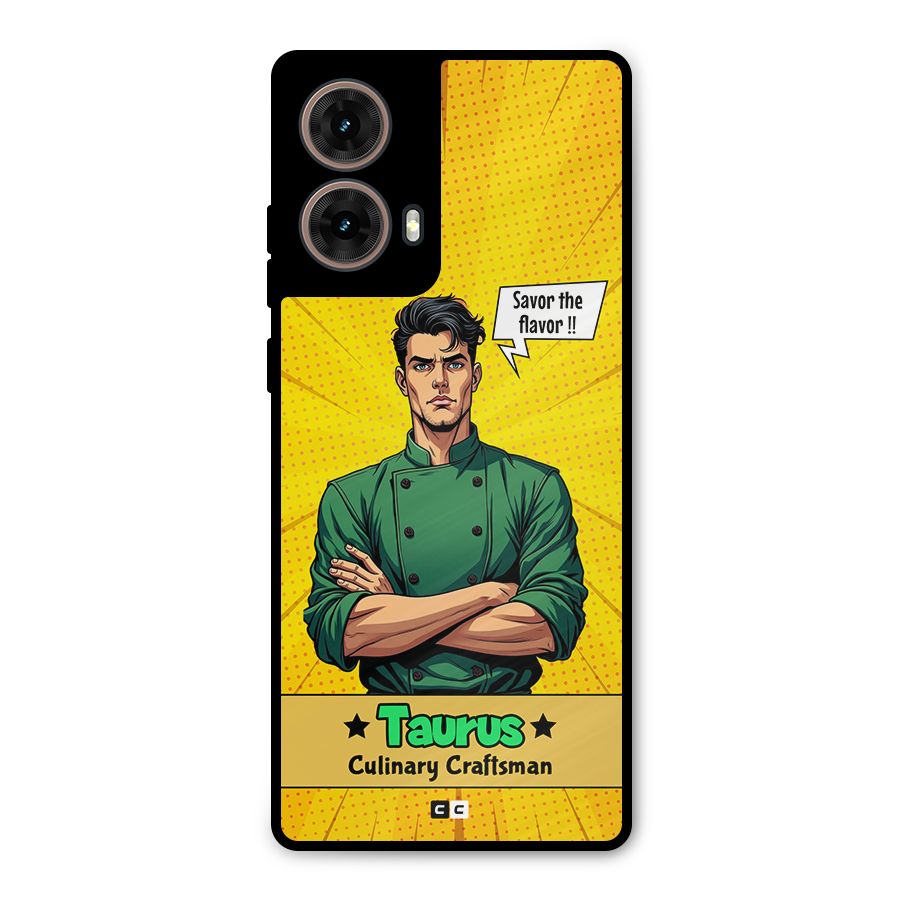 Taurus Craft Metal Back Case for Moto G85