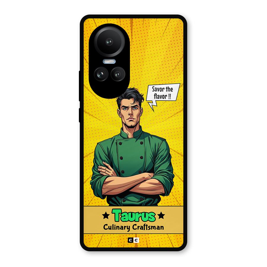 Taurus Craft Metal Back Case for Oppo Reno10 Pro