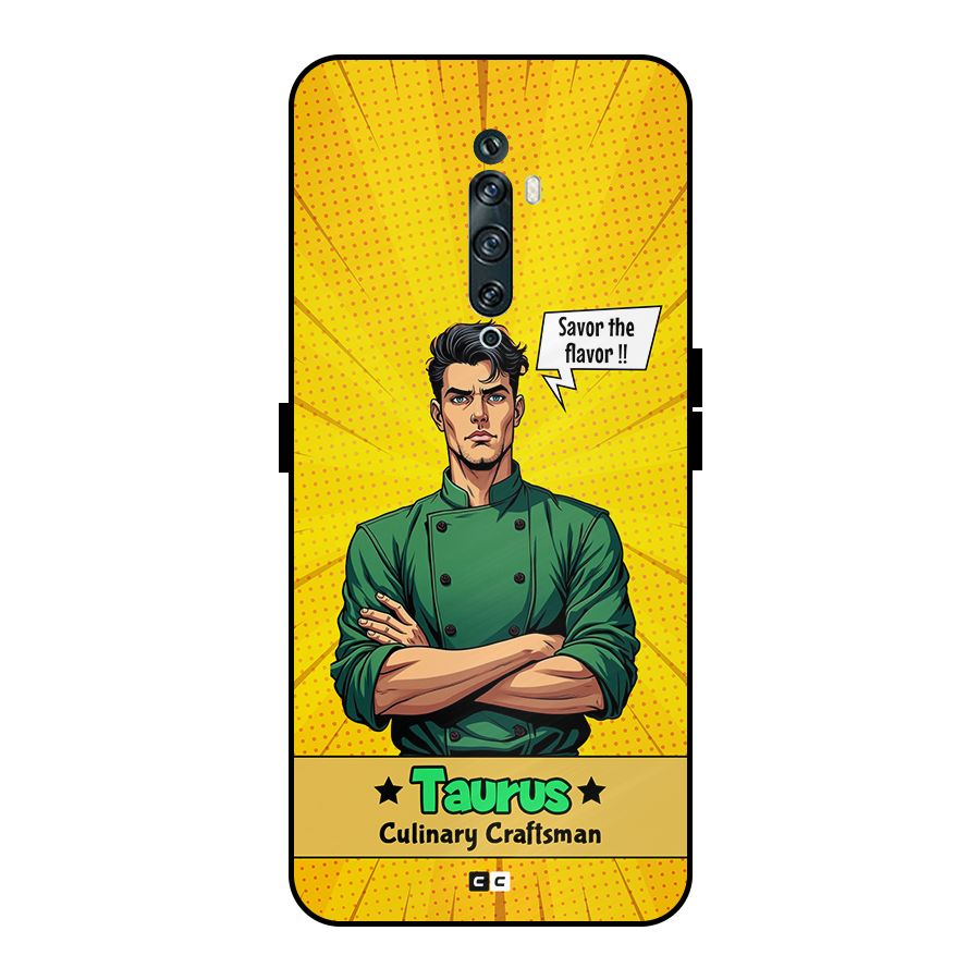 Taurus Craft Metal Back Case for Oppo Reno2 F