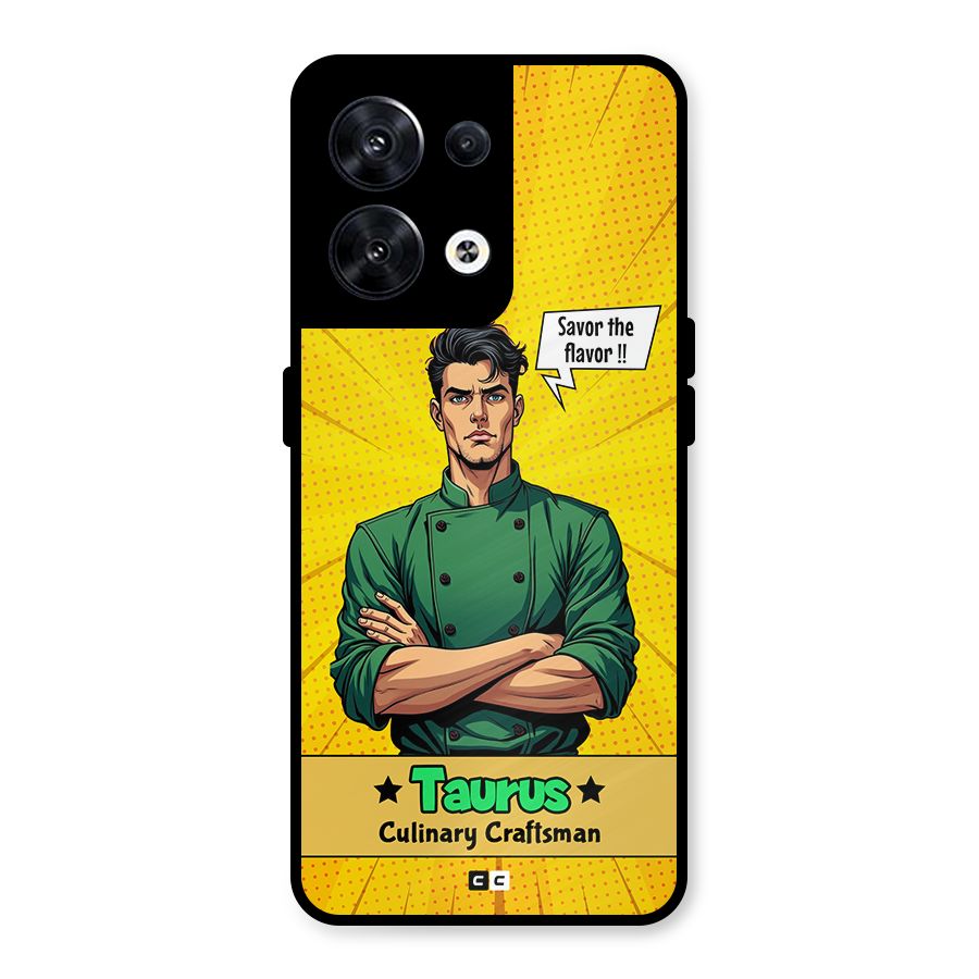 Taurus Craft Metal Back Case for Oppo Reno8 5G