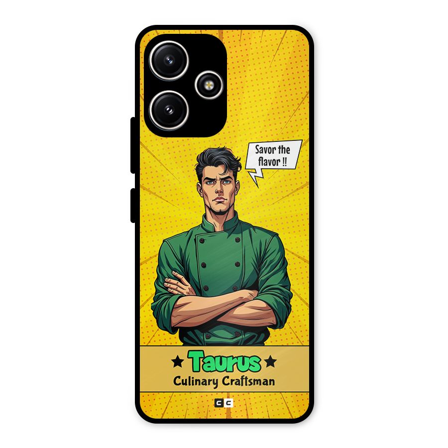Taurus Craft Metal Back Case for Poco M6 Pro