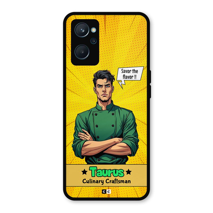 Taurus Craft Metal Back Case for Realme 9i