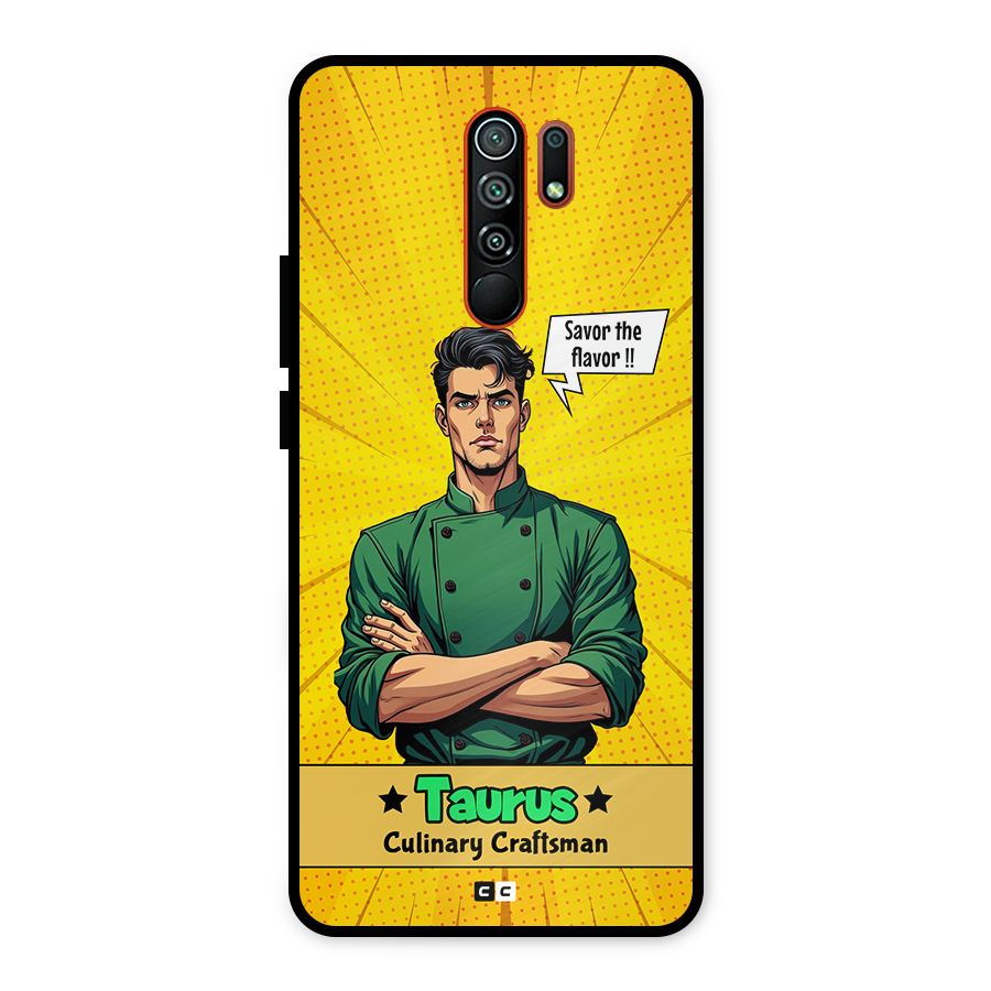 Taurus Craft Metal Back Case for Redmi 9 Prime