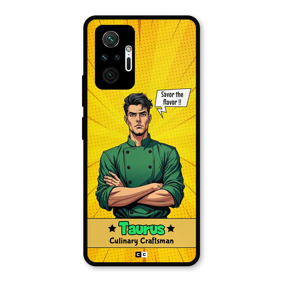 Taurus Craft Metal Back Case for Redmi Note 10 Pro
