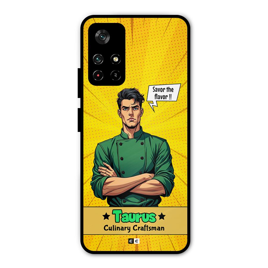 Taurus Craft Metal Back Case for Redmi Note 11T 5G