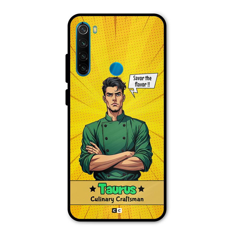 Taurus Craft Metal Back Case for Redmi Note 8