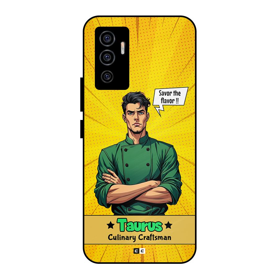 Taurus Craft Metal Back Case for Vivo V23e