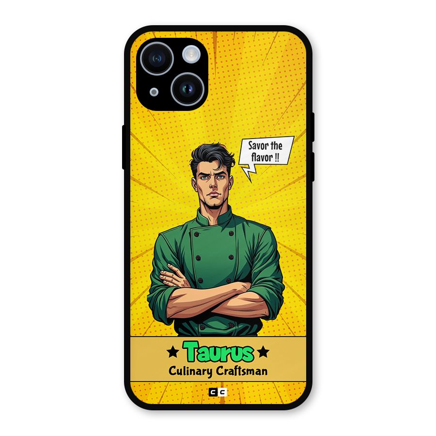 Taurus Craft Metal Back Case for iPhone 14
