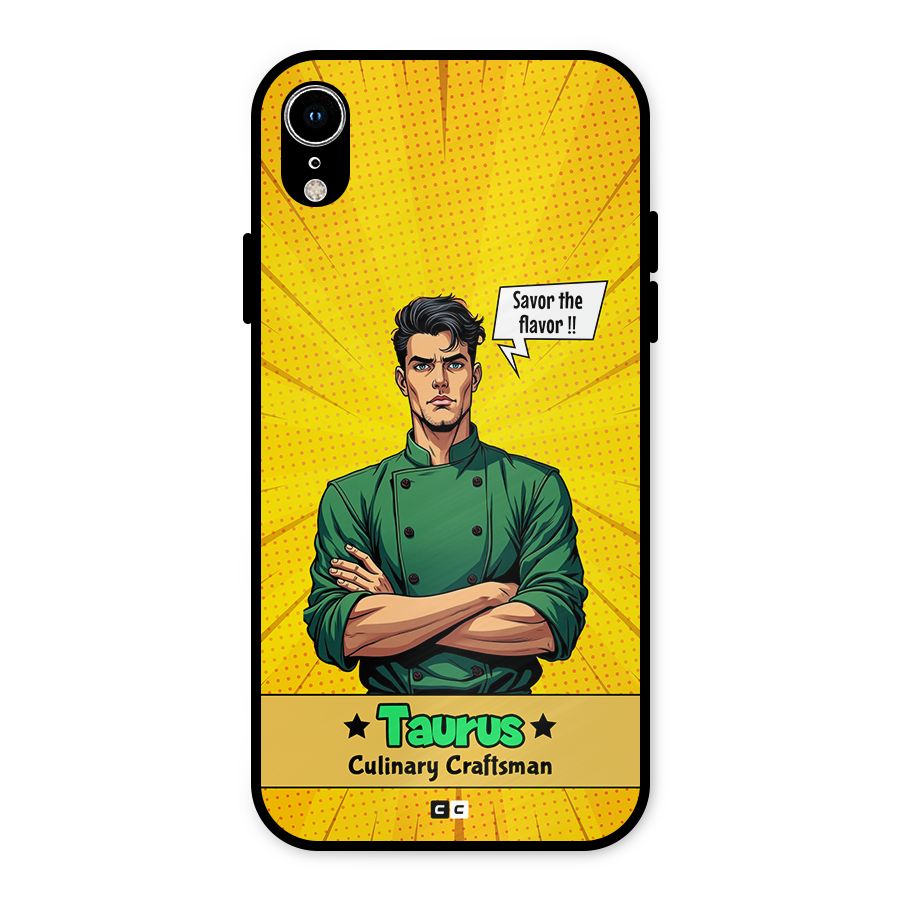 Taurus Craft Metal Back Case for iPhone XR