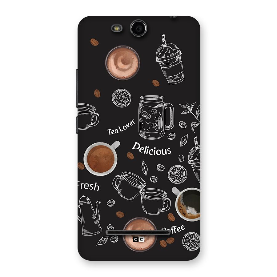 Tea And Coffee Mixture Back Case for Canvas Juice 3 Q392