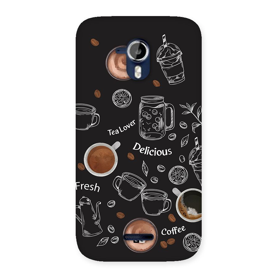 Tea And Coffee Mixture Back Case for Canvas Magnus A117