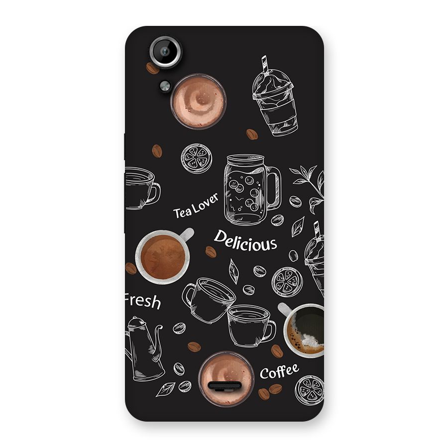 Tea And Coffee Mixture Back Case for Canvas Selfie Lens Q345