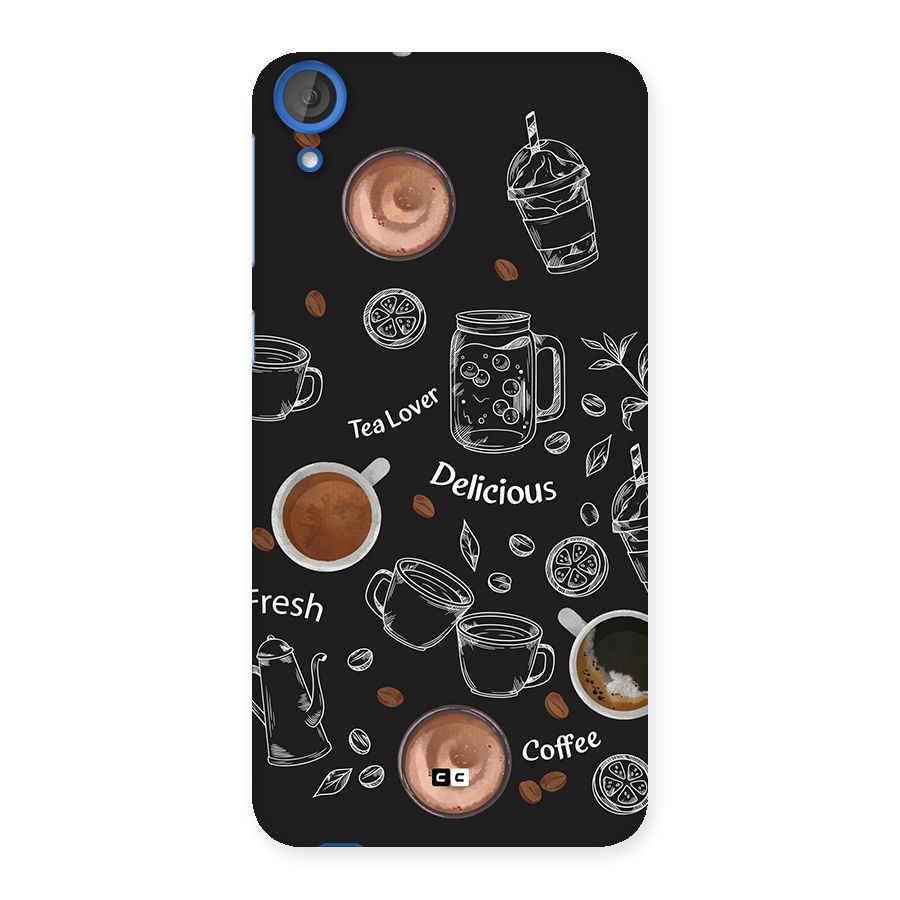 Tea And Coffee Mixture Back Case for Desire 820s