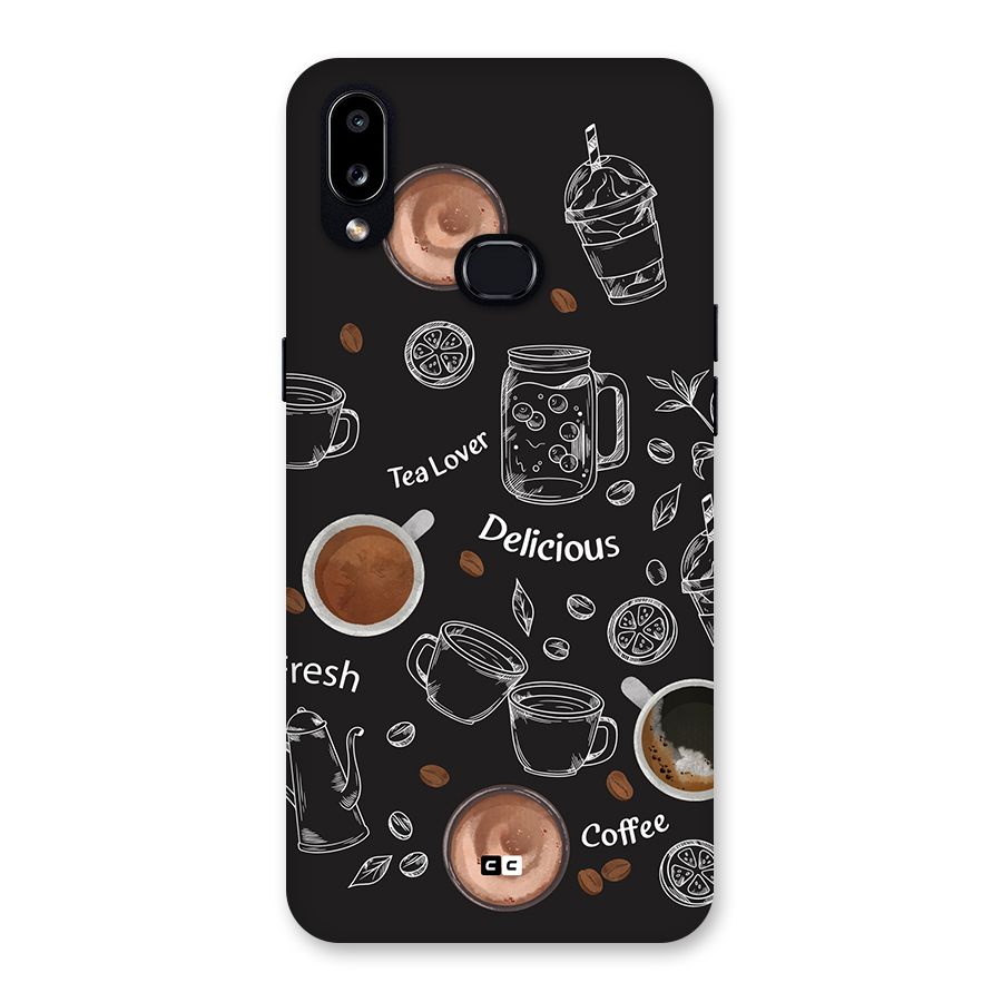 Tea And Coffee Mixture Back Case for Galaxy A10s