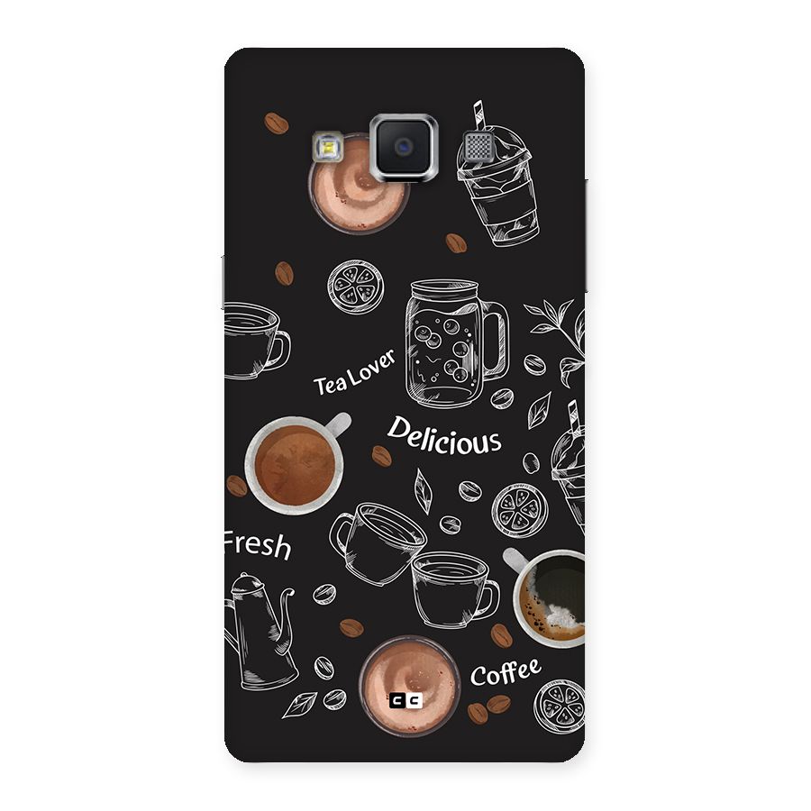 Tea And Coffee Mixture Back Case for Galaxy A5