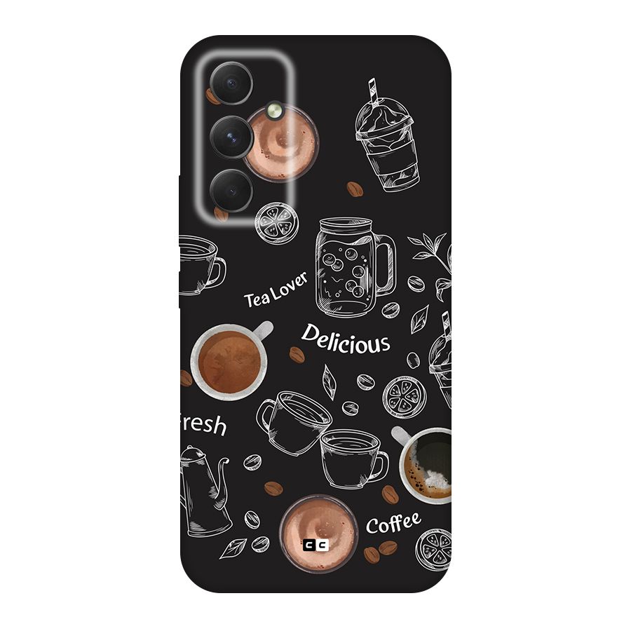 Tea And Coffee Mixture Back Case for Galaxy A54