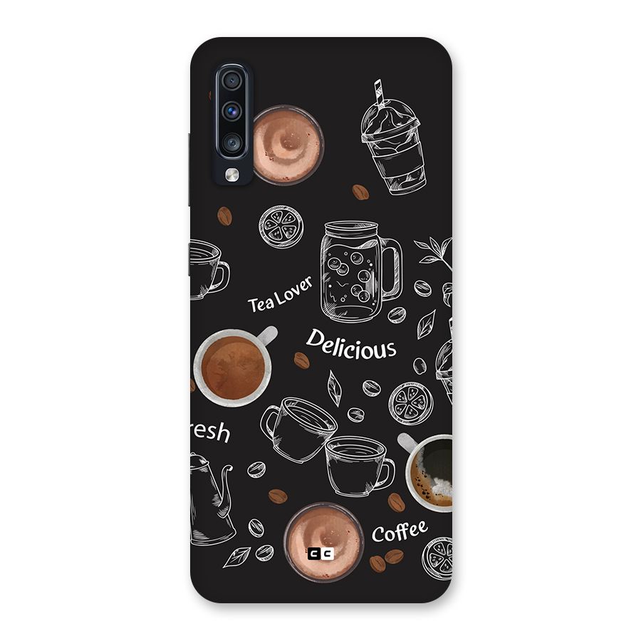 Tea And Coffee Mixture Back Case for Galaxy A70s