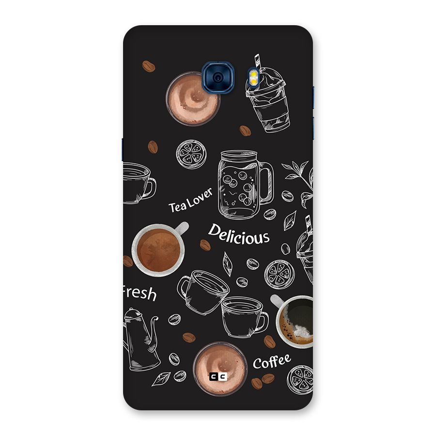 Tea And Coffee Mixture Back Case for Galaxy C7 Pro