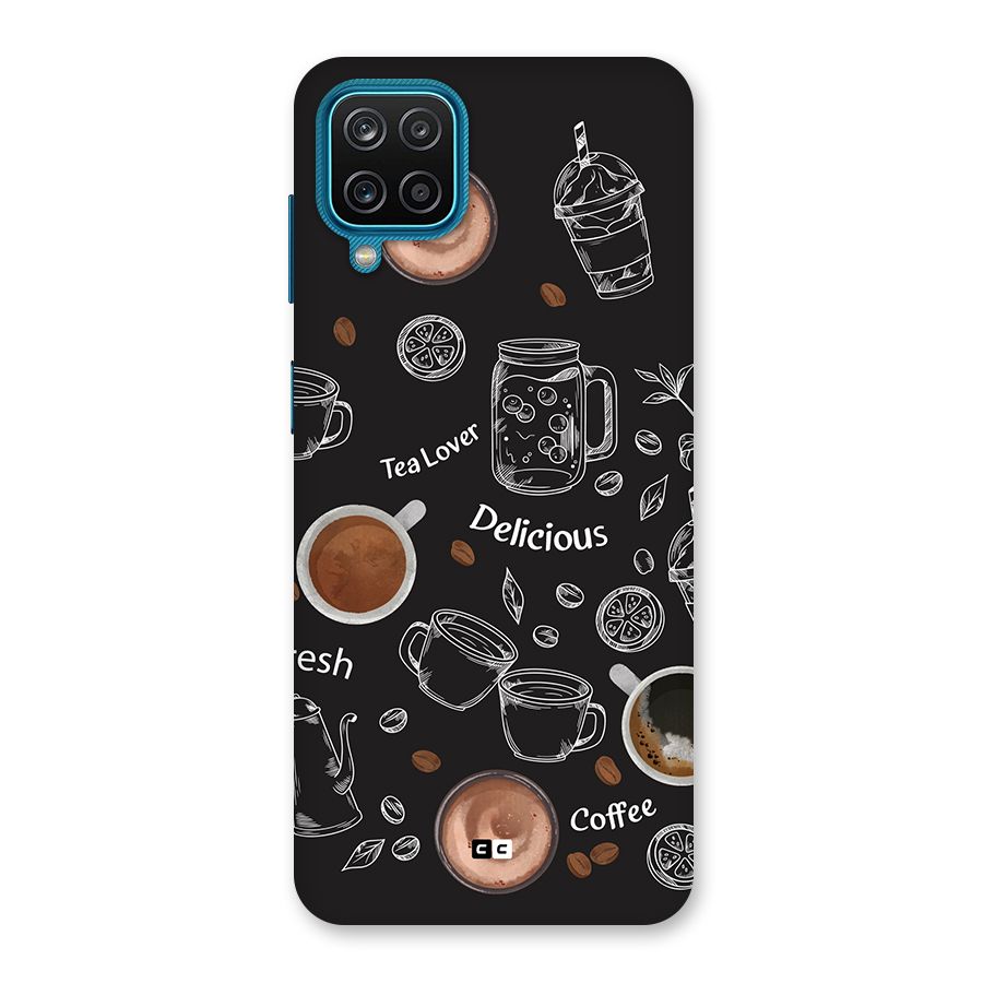 Tea And Coffee Mixture Back Case for Galaxy F12