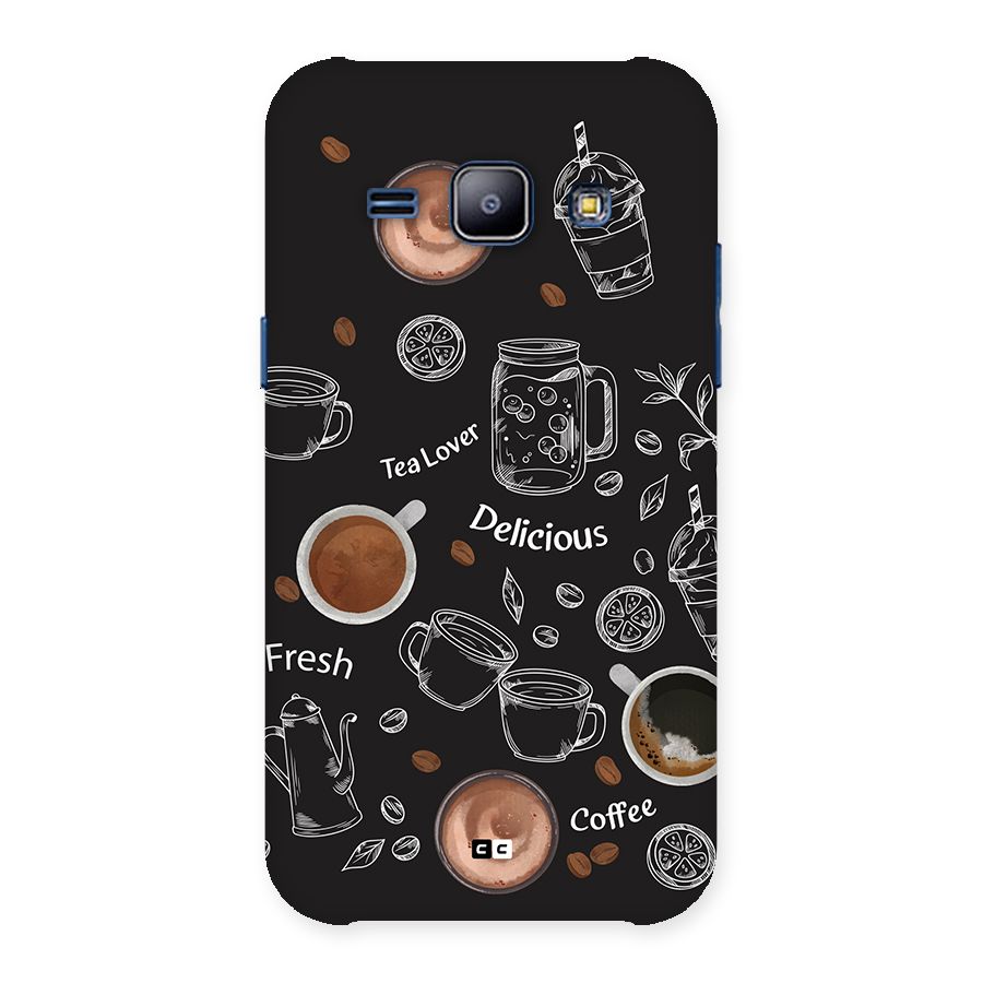 Tea And Coffee Mixture Back Case for Galaxy J1